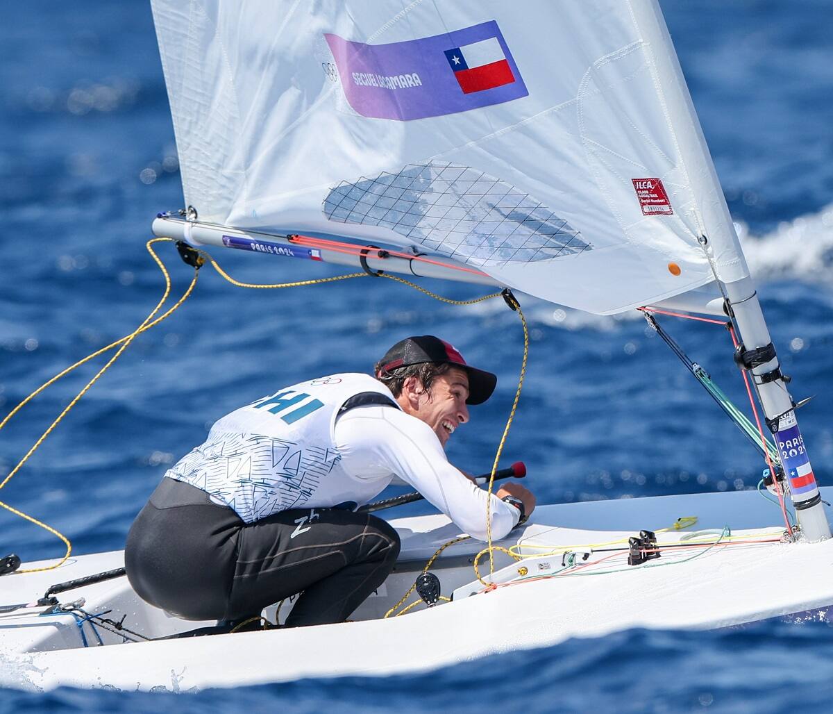 Clemente Seguel sigue luchando en la vela olímpica. Foto: Team Chile