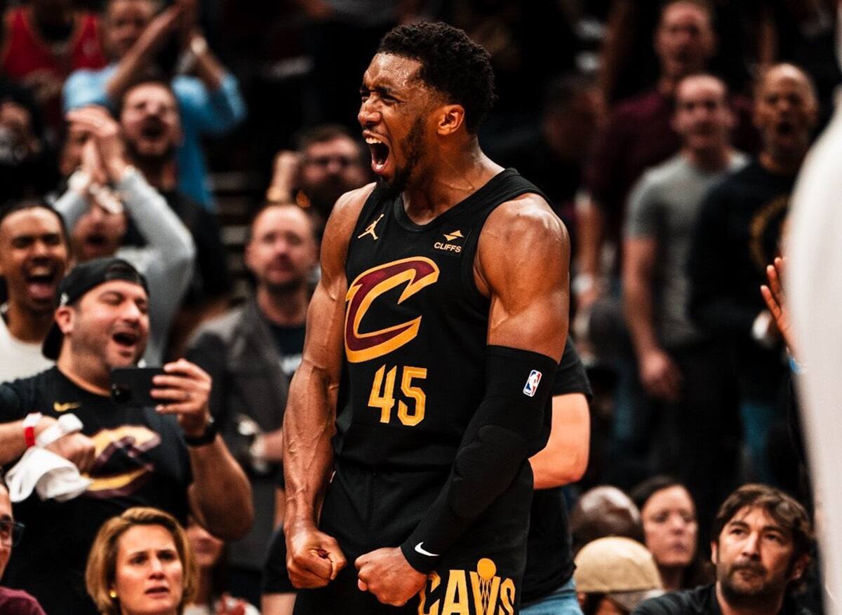 dominó gracias a Donovan Mitchell (Foto: Cavs)