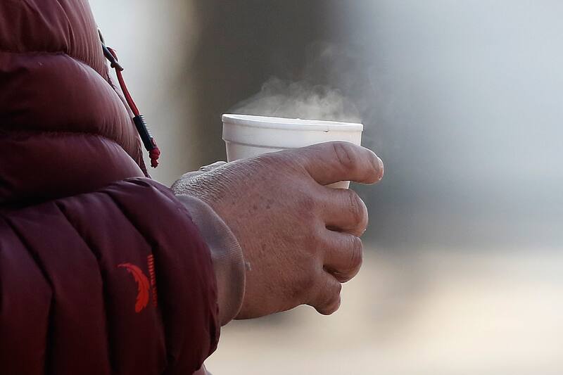 Es importante estar abrigado ante estas bajas de temperatura.