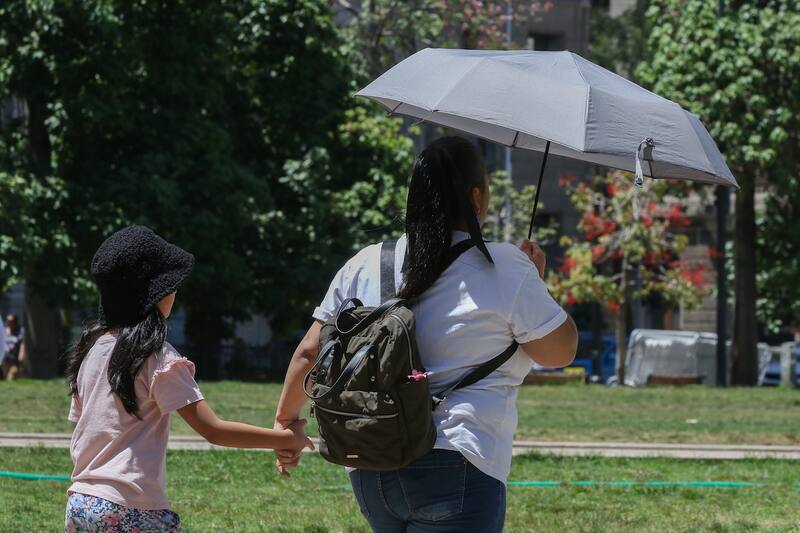Las temperaturas en Santiago comenzarán a aumentar la próxima semana.
