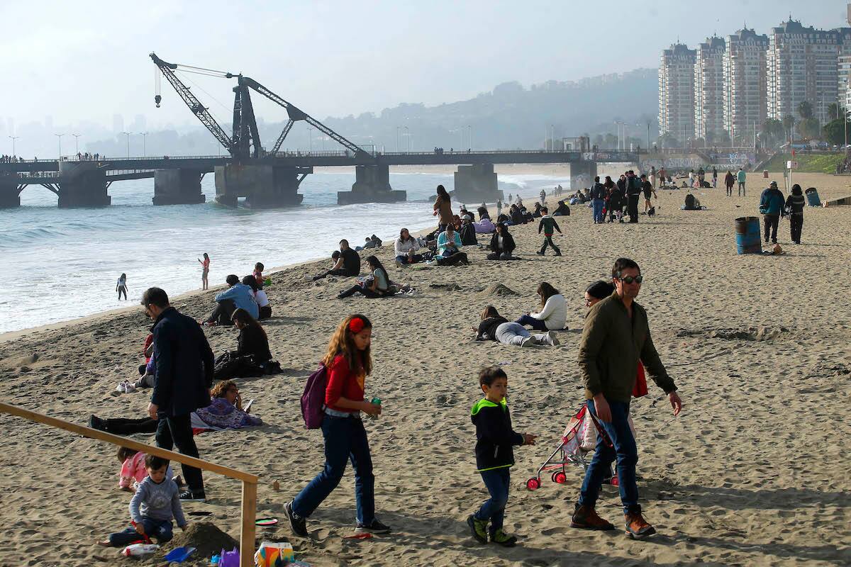 Las altas temperaturas que se harán presentes este fin de semana en Viña del Mar y Valparaíso.