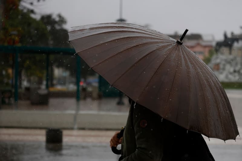 Las lluvias continúan en la capital.