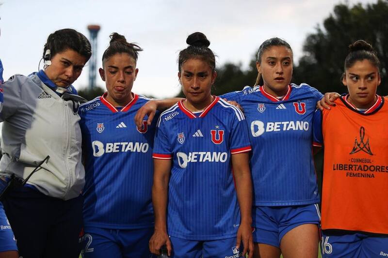 tras quedar fuera de la Copa Libertadores Femenina. Foto: Prensa U. de Chile.