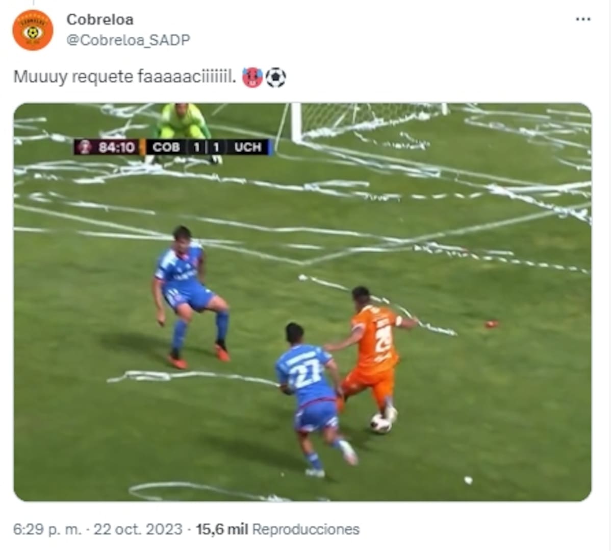 Cobreloa se burló de la U a través de redes sociales.
