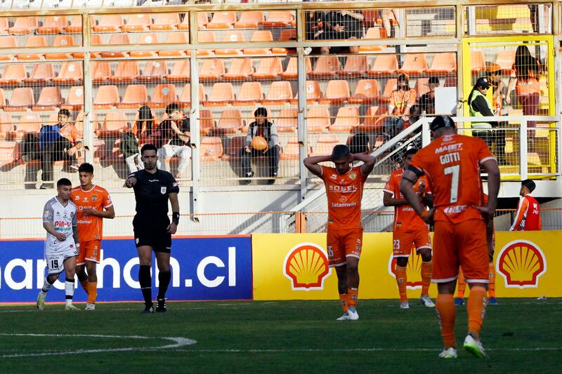 en su última caída por Copa Chile. Foto: Aton