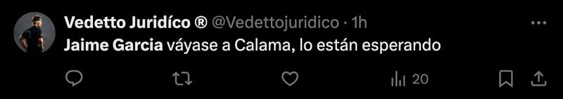Jaime García salió al baile tras el bochorno de Cobreloa.