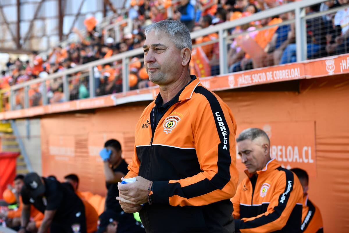 El director tecnico de Cobreloa, Dalcio Giovagnoli.