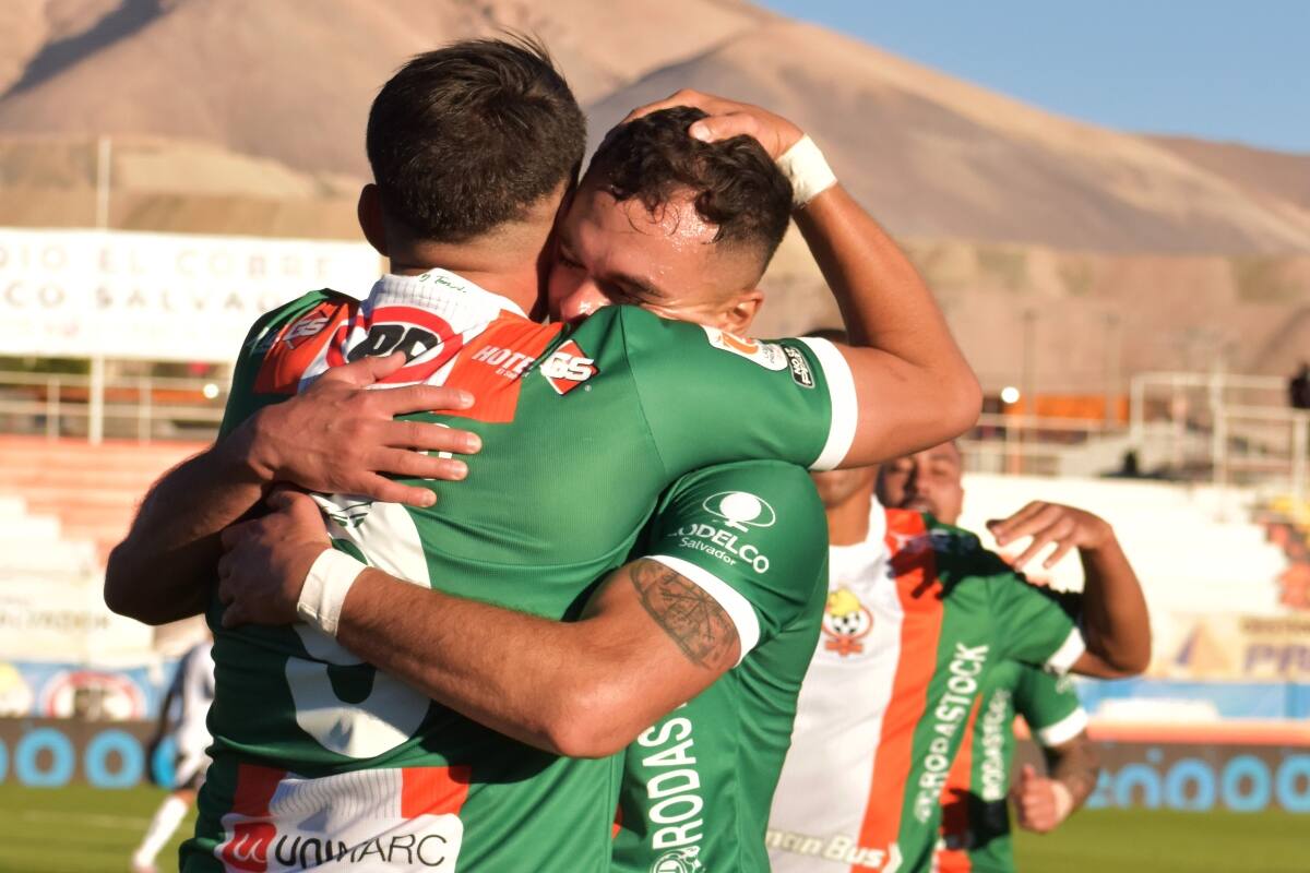 El cuadro minero venció a Colo Colo y trepó al quinto lugar de la tabla de posiciones. Foto: Agencia ATON.