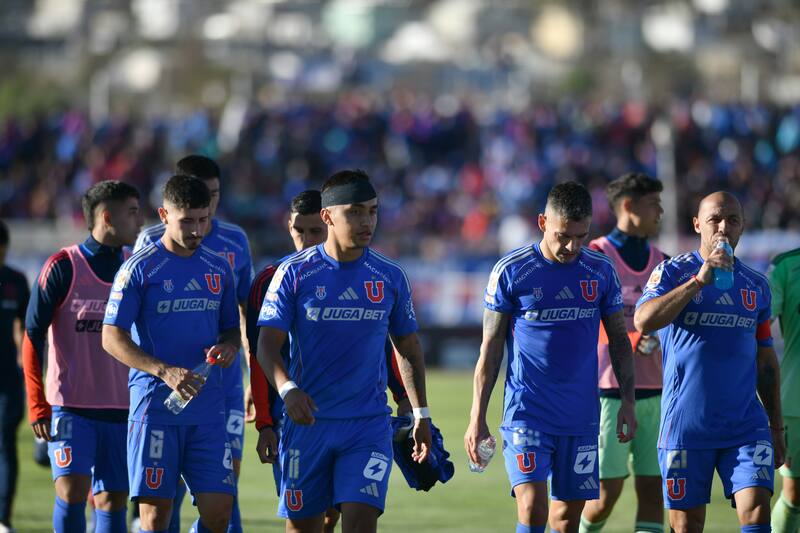 Los azules en su último partido.