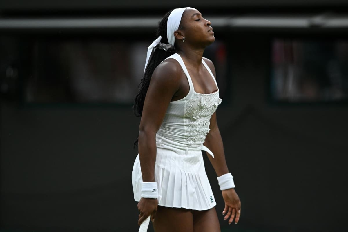 no pudo pasar de su debut en Wimbledon. Foto: EFE.