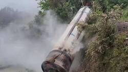 VIDEO | Increíble caída de cohete chino causó terror en una aldea