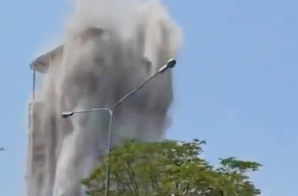 VIDEO | Rascacielos en construcción colapsa tras terremoto de 7.7 en Bangok: 43 trabajadores quedan sepultados