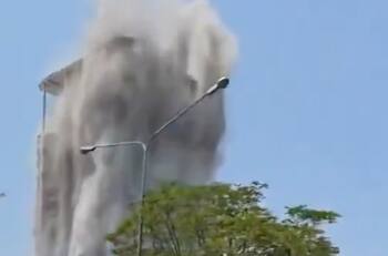 VIDEO | Rascacielos en construcción colapsa tras terremoto de 7.7 en Bangok: 43 trabajadores quedan sepultados