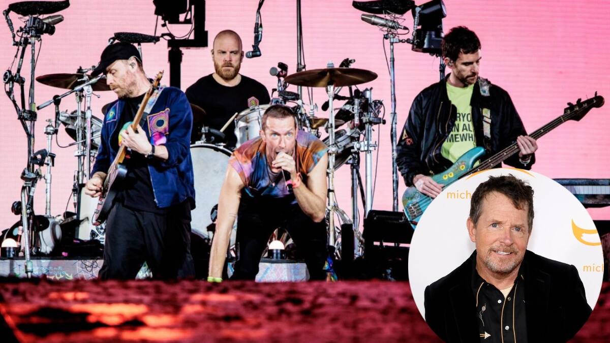 Así fue la aparición sorpresa de Michael J. Fox en el concierto de Coldplay