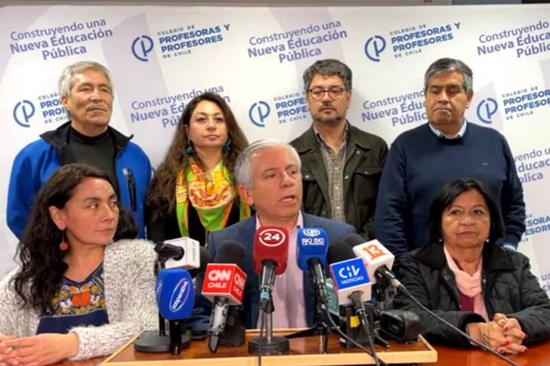 El presidente dio detalles de la consulta nacional docente de este jueves. Créditos: @ColegioProfes