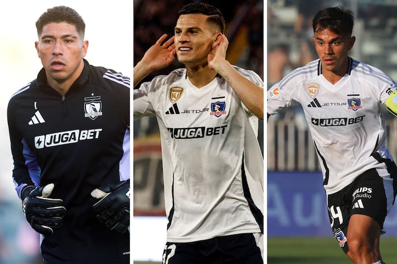 . Brayan Cortés, Lucas Cepeda y Vicente Pizarro no han podido encontrar equipo en el extranjero. Fotos: Agencia Aton.