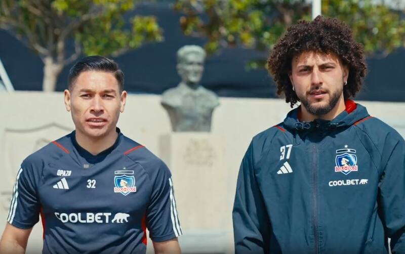 Las figuras del equipo de Colo Colo se animaron con payas colocolinas.