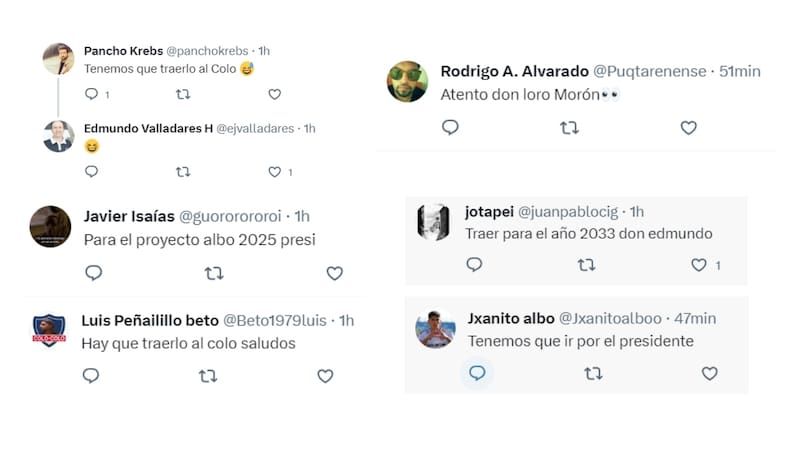 Los hinchas de Colo Colo pidiendo el fichaje de Jude Bellingham