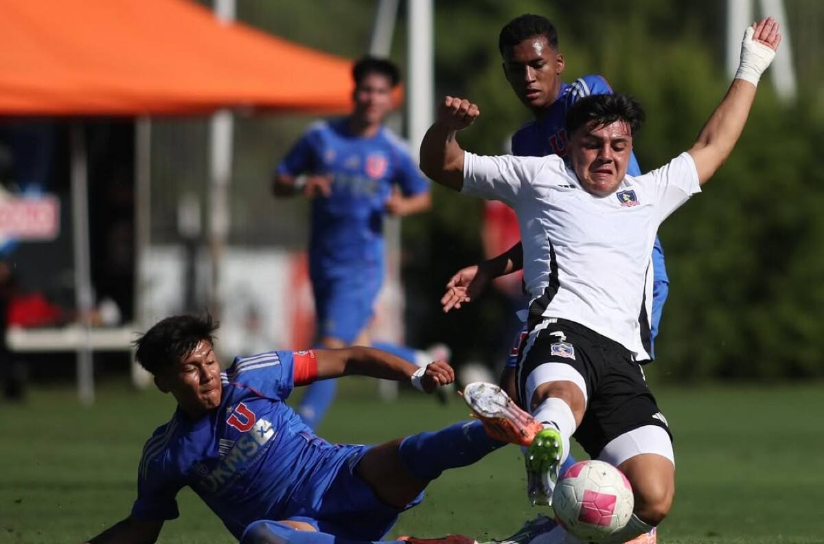 Fútbol joven: Colo Colo derrotó en el superclásico a la U y se instaló en semifinales