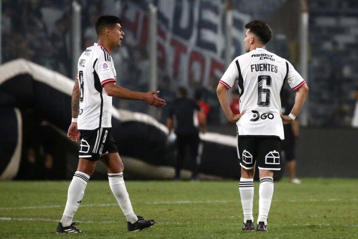 César Fuentes y Esteban Pavez en la derrota de los albos ante Coquimbo Unido. Foto: Aton.