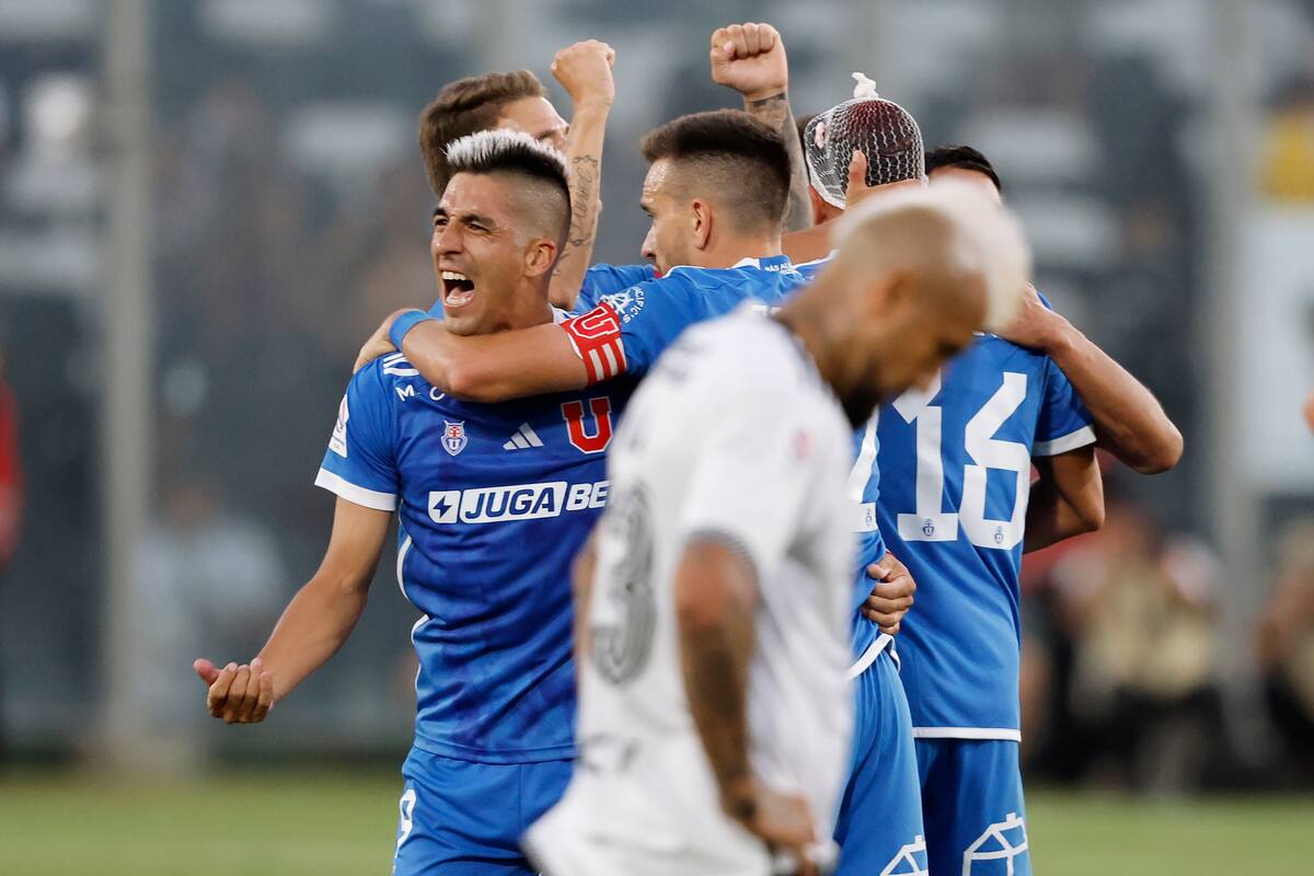 contra la U en el Campeonato Nacional.