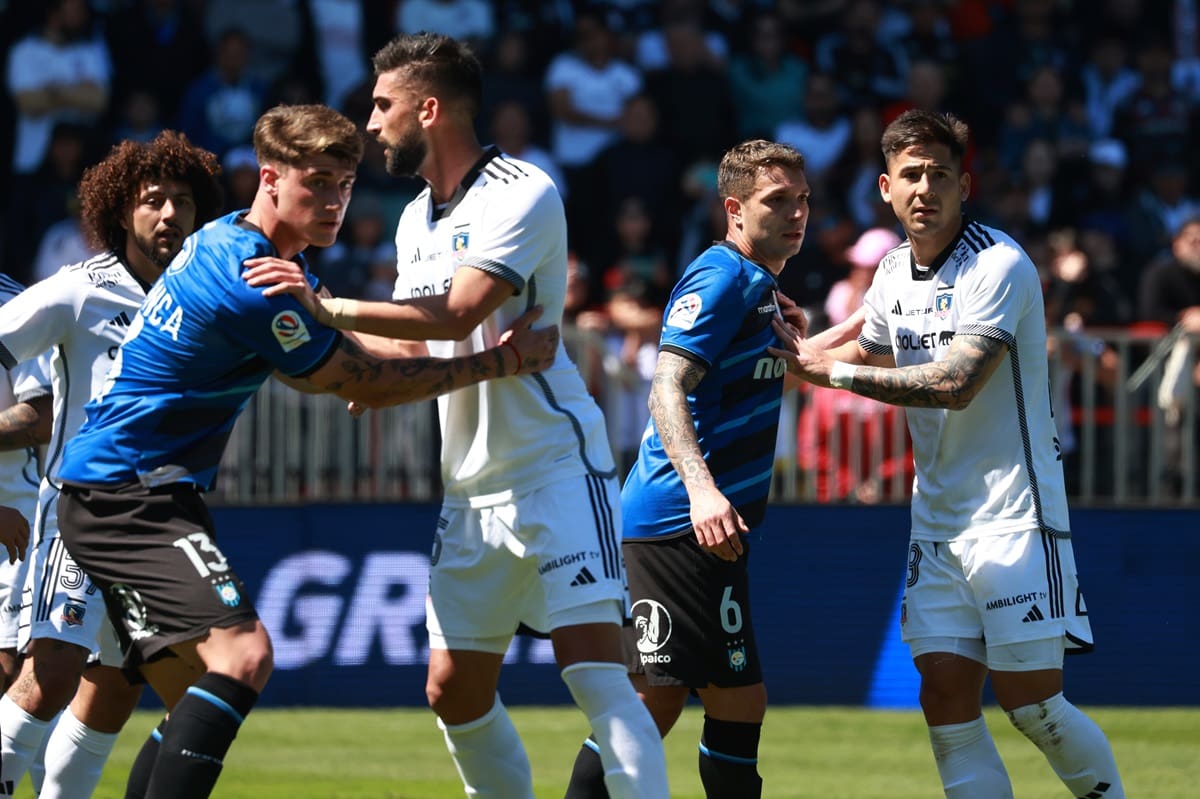 en el partido contra Huachipato en Talcahuano.