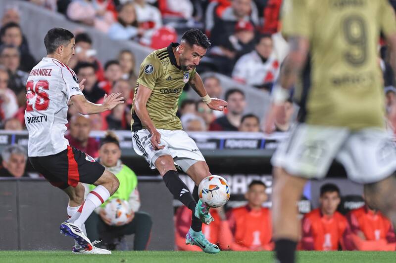 no hizo un buen primer tiempo ante River Plate.