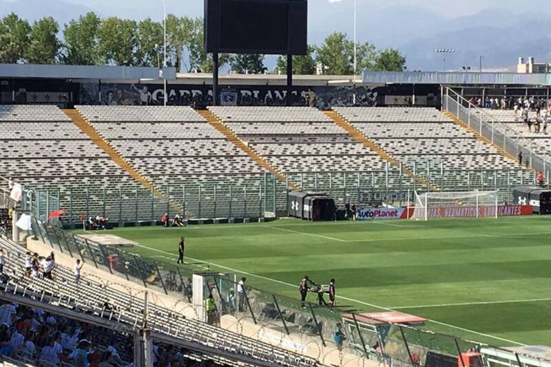 sufrió daños en los baños del Estadio Monumental.