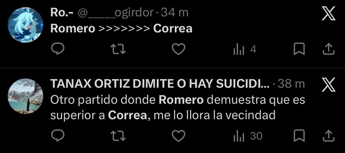 Los hinchas albos cargaron contra Javier Correa tras el triunfo ante Audax.