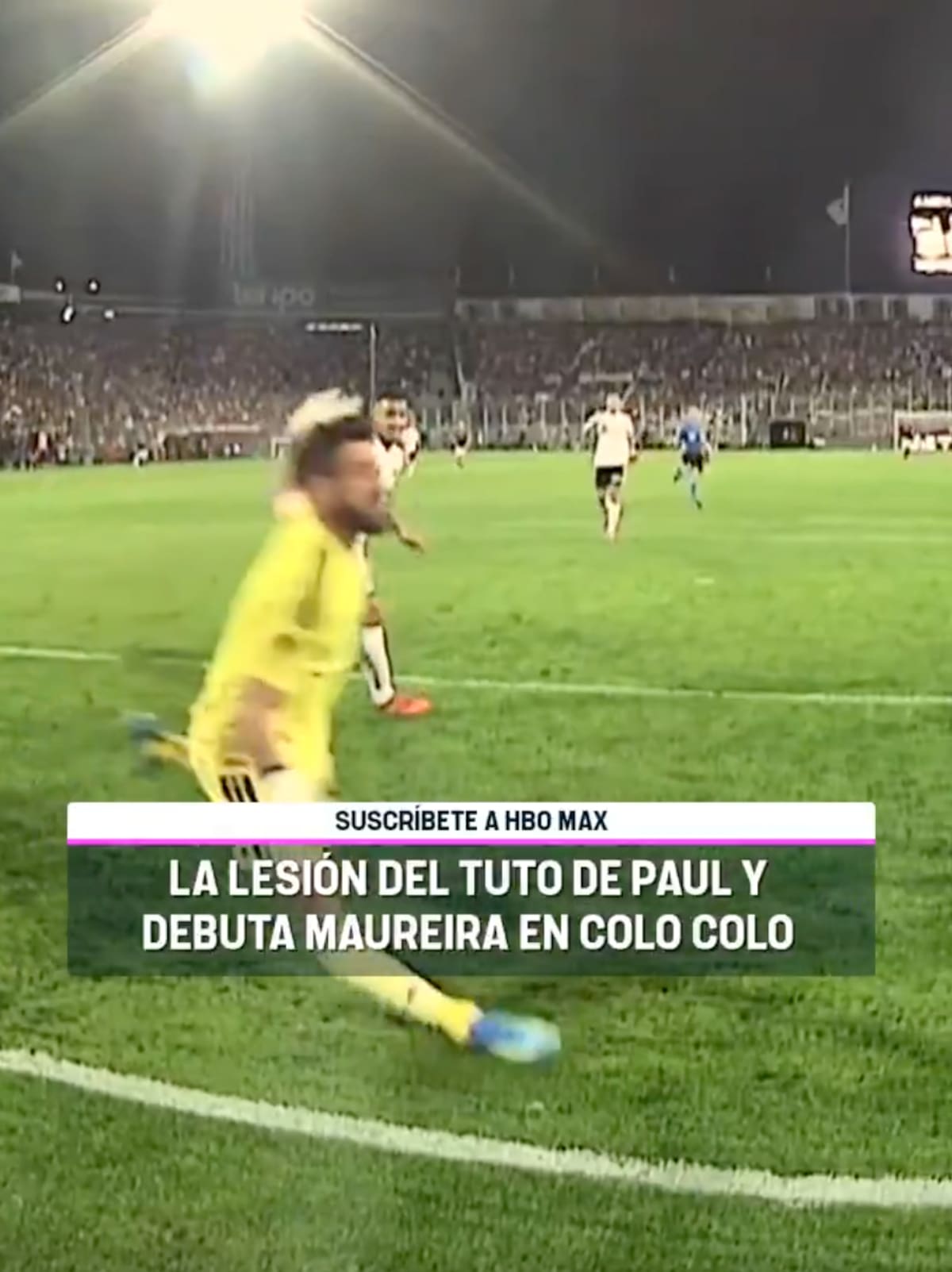 Así fue la lesión de Fernando de Paul. Foto: Captura TNT Sports.