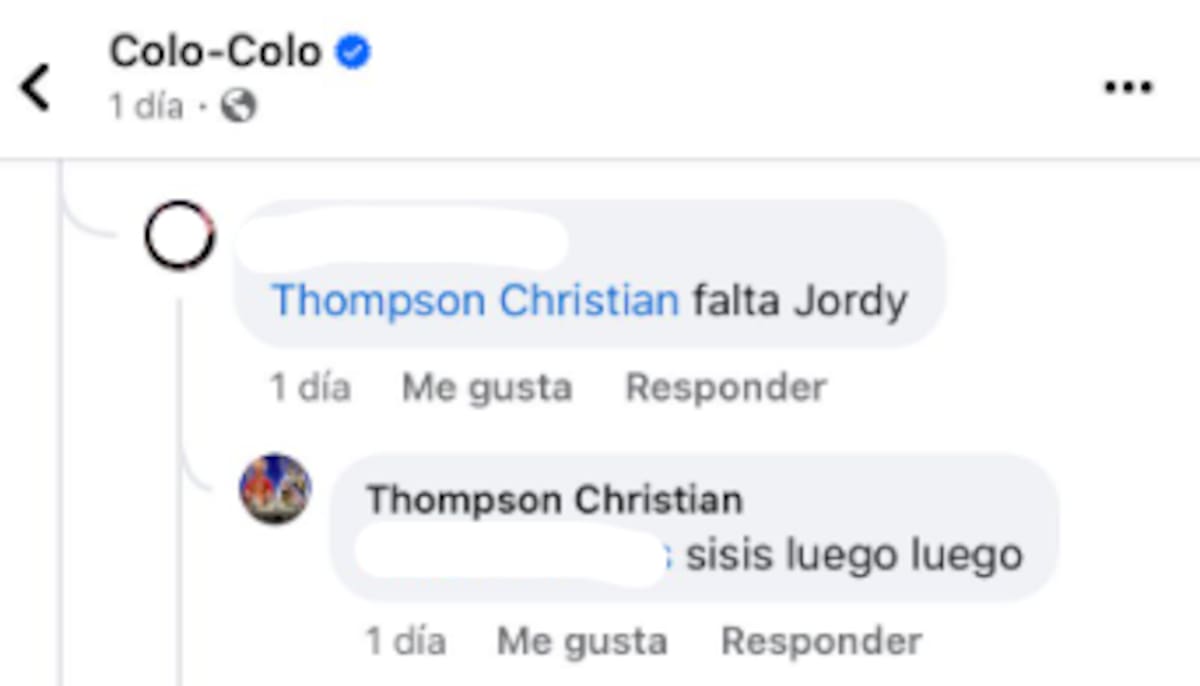El tío de Jordhy Thompson aseguró que Jordhy podría volver luego a Colo Colo