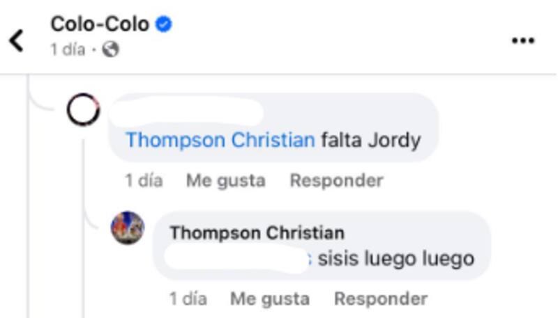 El tío de Jordhy Thompson aseguró que Jordhy podría volver luego a Colo Colo