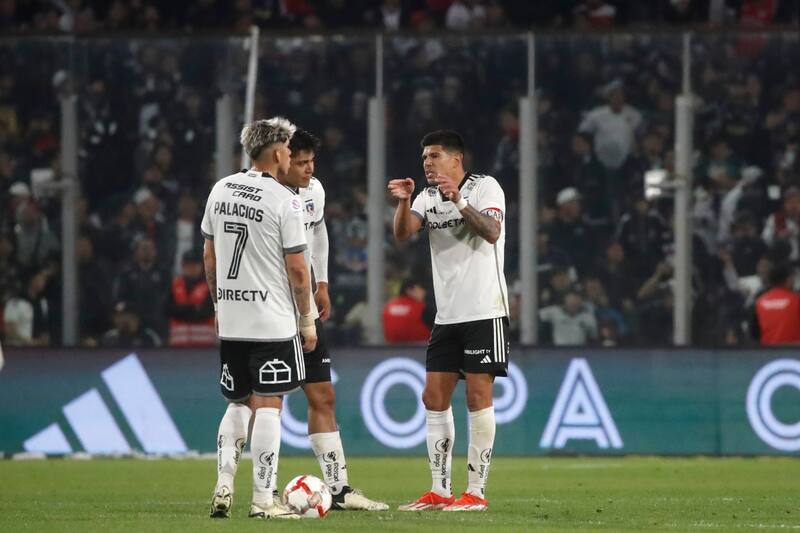 en el partido frente a Unión La Calera por el Campeonato Nacional.