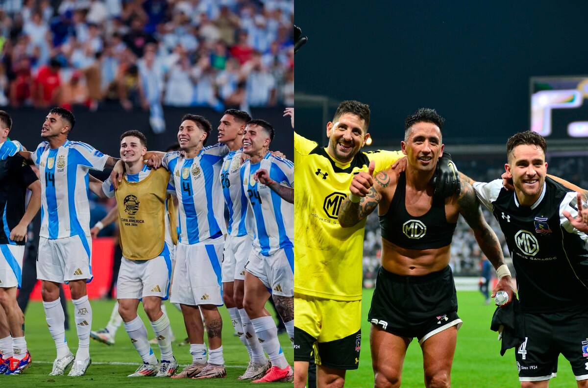 Irreconocible: recordado ex Colo Colo fue a entregarle su “bendición” a Argentina en la Copa América