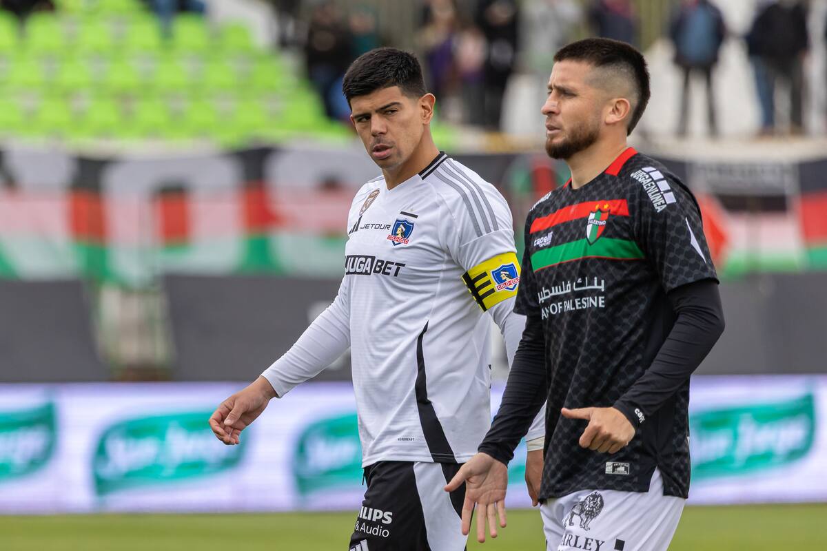 Los Albos disputaron ante Palestino su primer partido sin Jorge Almirón como DT. Foto: Felipe Escobedo