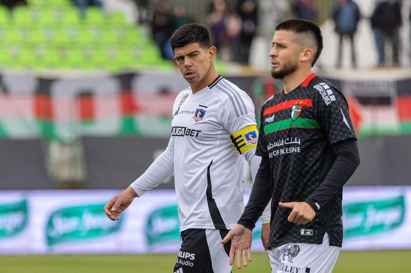 Los Albos disputaron ante Palestino su primer partido sin Jorge Almirón como DT. Foto: Felipe Escobedo