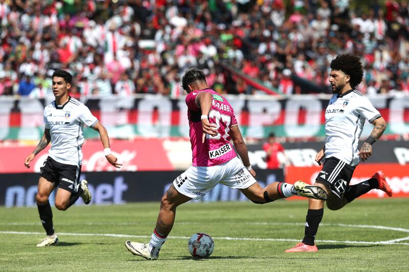 ante Palestino en el Campeonato Nacional.