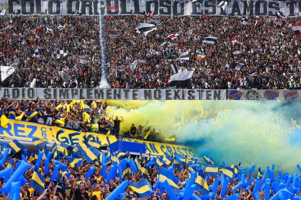 Alejandro Camargo comparó la hinchada de Colo Colo y Boca Juniors.