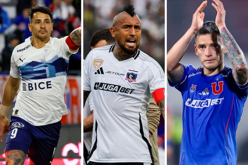 Los tres grandes del fútbol chileno serán los clubes que más dinero dejarán de recibir por la deuda de la ANFP con Warner. Fotos: Agencia ATON.