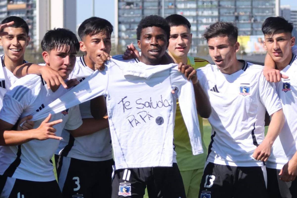 El delantero Maikel Peña jugó el amistoso contra Trasandino. Foto: Colo Colo Oficial.