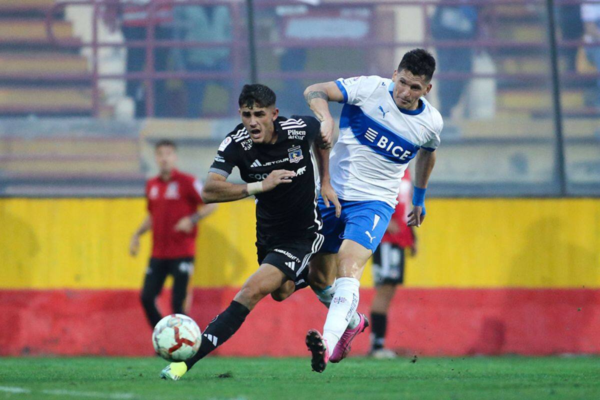 El partido entre Colo Colo y Universidad Católica fue suspendido unilateralmente, por petición de Carabineros. Foto: Campeonato Chileno.