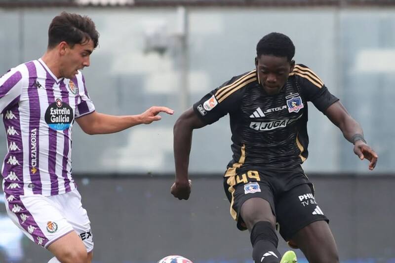 terminó con un 1 a 0 a favor de los Pucelanos. Créditos: @colocolooficial