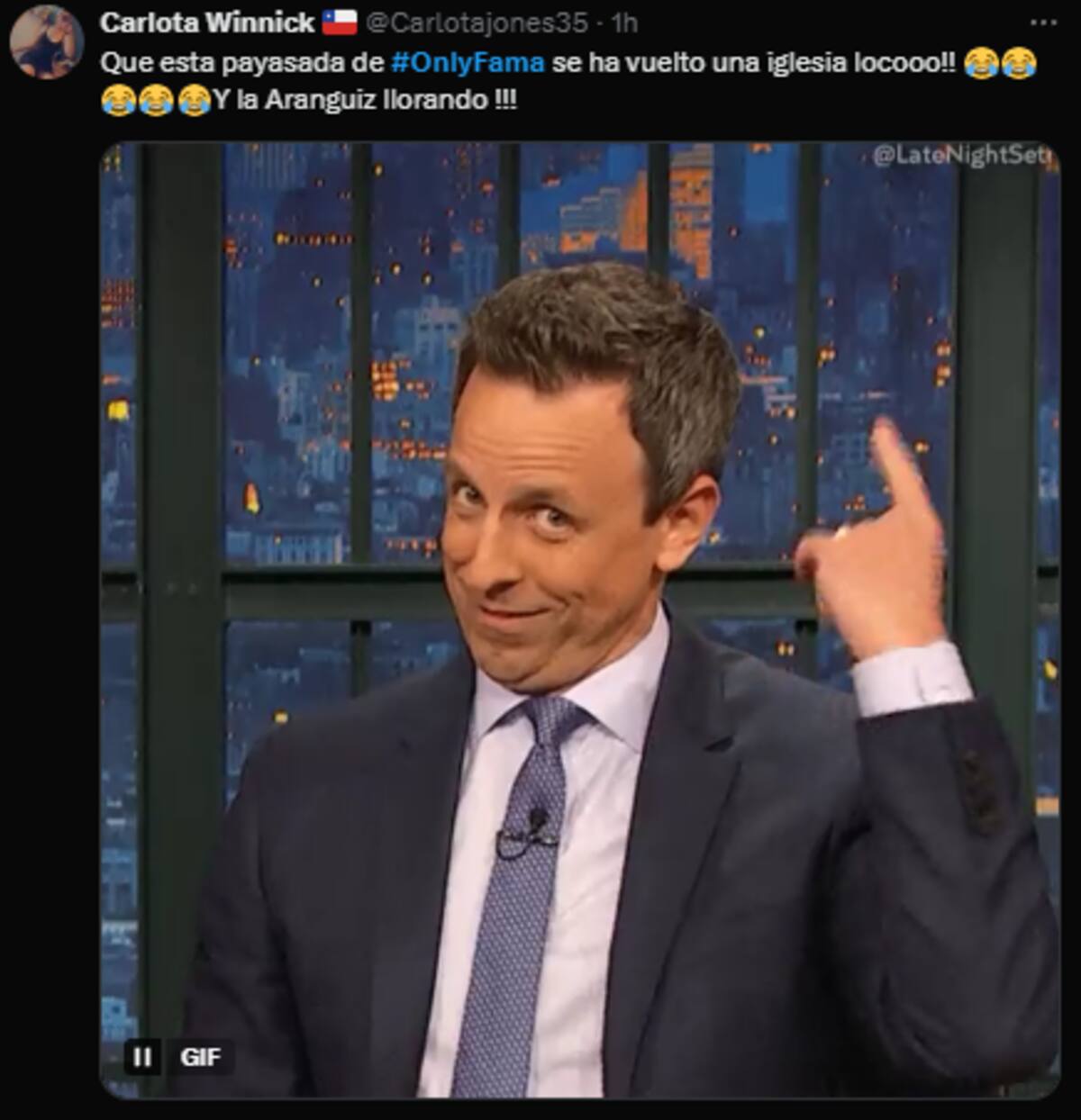 Los panelistas llegaron a las lagrimas. Fuente: X.com.