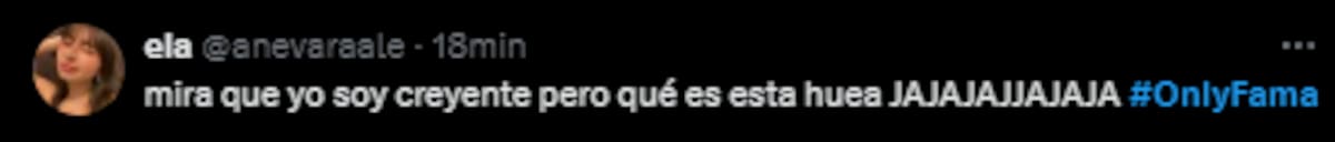 La experienca sobrepasó cualquier cosa que se haya mostrado en el programa. Fuente: X.com.