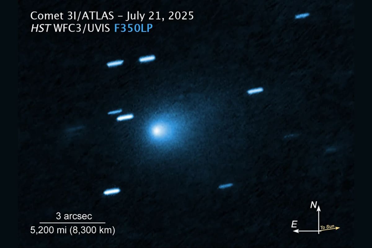 El objeto interespacial fue descubierto en julio de este año, causando revuelo mundial. Créditos: Telescopio Espacial Hubble.