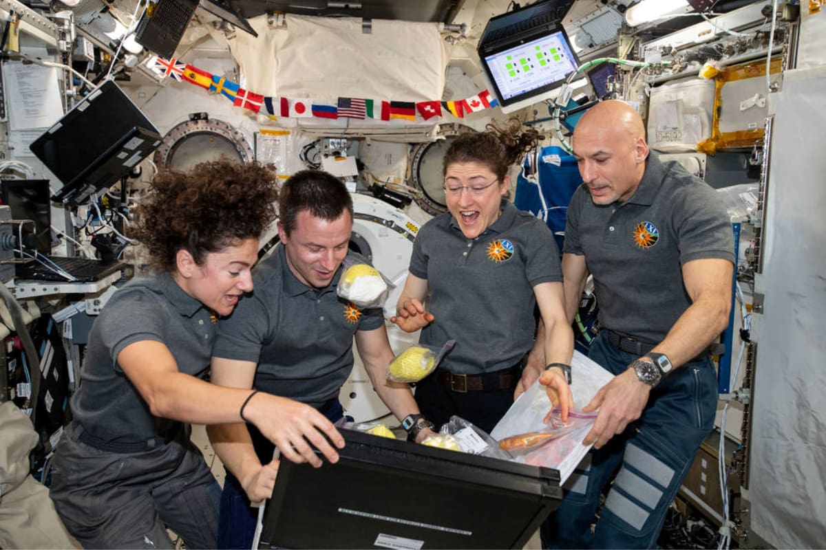 Así funciona la alimentación de los astronautas de la NASA durante sus misiones.