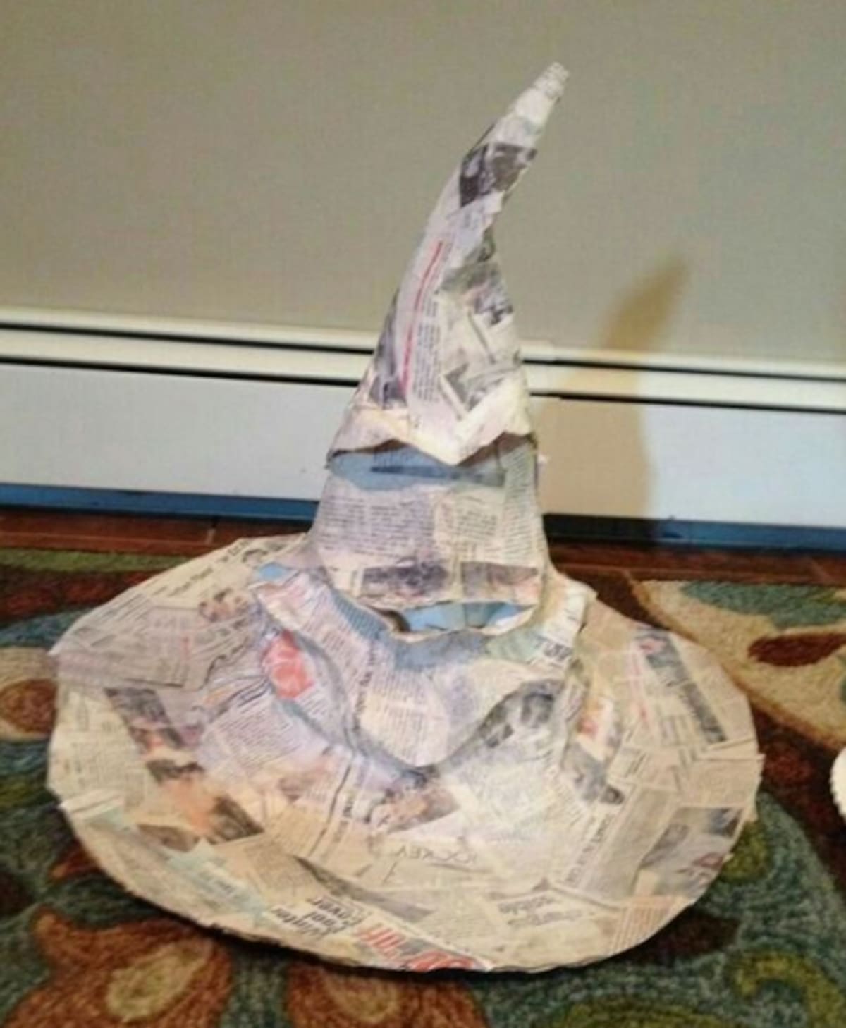 Paso a paso para hacer el sombrero seleccionador de Harry Potter para este Halloween | Fotos: Pinterest.
