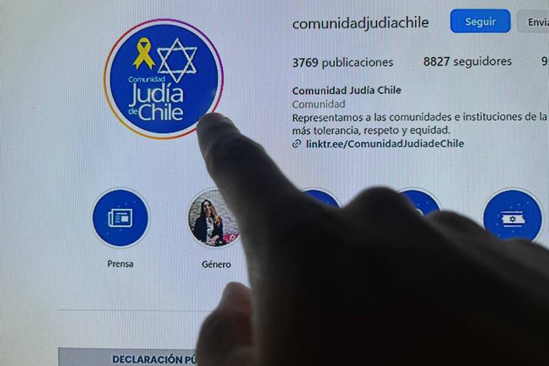 El comunicado fue difundido en sus redes. Créditos: @comunidadjudiachile
