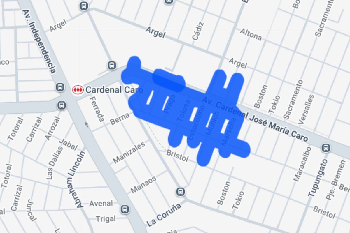 Vecinos van a estar sin luz desde las 10:00 horas.
Créditos: Enel.