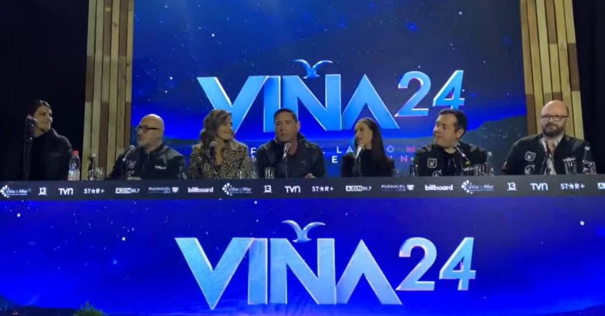 Conferencia de prensa final del Festival de Viña 2024. Créditos: Instagram